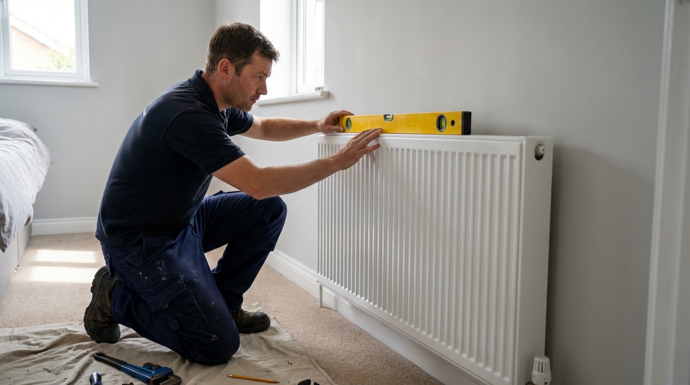 Radiator Installation workmanship by Advance Medway